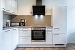 Küche / Küchenzeile - Deluxe-Apartment 1.12 - Top-Hundeurlaub