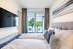 Schlafzimmer - Deluxe-Apartment 1.12 - Top-Hundeurlaub
