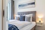 Schlafzimmer - Deluxe-Apartment 1.12 - Top-Hundeurlaub