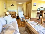Wohnzimmer - Ferienwohnung Sammy - Urlaub in ruhiger Lage mit Hund - Top-Hundeurlaub