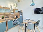 Küche / Küchenzeile - Villa Küstenperle - App. Auszeit - Meerblick pur! - Top-Hundeurlaub
