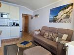 Wohnzimmer - Fürstenhof App. 405 - mit Balkon und Meerblick - Top-Hundeurlaub