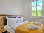 Bett - Bädervilla Emma - Ferienwohnung Ostseepanorama - Top-Hundeurlaub