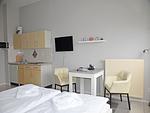 Wohnzimmer - Alter Reichshof, App. 305 mit Balkon und Meerblick - Top-Hundeurlaub