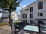 Balkon - Ferienwohnung Feuerstein - in Hafennähe - Top-Hundeurlaub