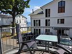 Balkon - Ferienwohnung Feuerstein - in Hafennähe - Top-Hundeurlaub