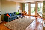 Wohnzimmer - Ferienwohnung Max - Urlaub in ruhiger Lage mit Hund - Top-Hundeurlaub
