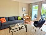 Wohnzimmer - Ferienwohnung Max - Urlaub in ruhiger Lage mit Hund - Top-Hundeurlaub