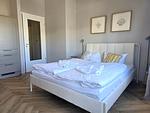 Bett - Alter Reichshof, Ap. 303 mit Meerblick und Balkon - Top-Hundeurlaub