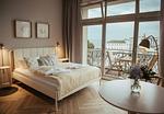 Bett - Alter Reichshof, Ap. 303 mit Meerblick und Balkon - Top-Hundeurlaub