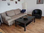 Wohnzimmer - Ferienwohnung Am Stubnitzwald - Top-Hundeurlaub