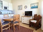 Wohnzimmer - Fürstenhof, App. 202 - traumhafter Meerblick und Balkon - Top-Hundeurlaub