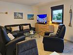 Wohnzimmer - FeWo Ostseeglück im Jasmund-Paradies mit Terrasse und haustierfreundlich - Top-Hundeurlaub