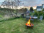Grillbereich - FeWo Ostseeglück im Jasmund-Paradies mit Terrasse und haustierfreundlich - Top-Hundeurlaub