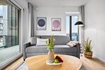 Wohnzimmer - Ferienwohnung TheViewC08 Hygge am Deich Dagebüll - Top-Hundeurlaub