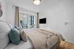 Schlafzimmer - Ferienwohnung TheViewC08 Hygge am Deich Dagebüll - Top-Hundeurlaub