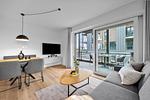 Wohnzimmer - Ferienwohnung TheViewC08 Hygge am Deich Dagebüll - Top-Hundeurlaub