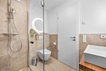 Badezimmer - Ferienwohnung TheViewC08 Hygge am Deich Dagebüll - Top-Hundeurlaub