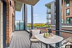 Balkon - Ferienwohnung TheViewC08 Hygge am Deich Dagebüll - Top-Hundeurlaub