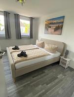 Schlafzimmer - Ferienwohnung Möwennest Dagebüll - Top-Hundeurlaub