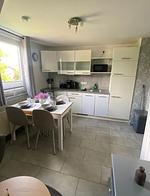 Küche / Küchenzeile - Ferienwohnung Möwennest Dagebüll - Top-Hundeurlaub