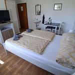 Wohnzimmer - Pensionszimmer Austernfischer Dagebüll - Top-Hundeurlaub