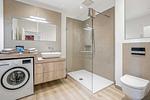 Badezimmer - Villa Meerzeit - Ferienwohnung Mare Blue - Top-Hundeurlaub