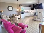 Wohnzimmer - Villa Meerzeit - Ferienwohnung Mare Azur - Top-Hundeurlaub