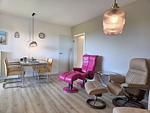 Wohnzimmer - Villa Meerzeit - Ferienwohnung Mare Azur - Top-Hundeurlaub