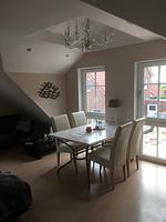 Wohnzimmer - Ferienwohnung Majerts Dünengold - Top-Hundeurlaub