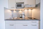 Küche / Küchenzeile - Ein-Zimmer-Apartment 51/16 - Top-Hundeurlaub