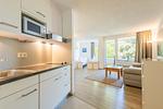 Küche / Küchenzeile - Ein-Zimmer-Apartment 51/16 - Top-Hundeurlaub