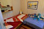 Schlafzimmer mit zwei Einzelbetten - Ferienhaus Ausmina - Top-Hundeurlaub