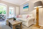 Wohnzimmer - Ferienwohnung Beach Hus - Top-Hundeurlaub