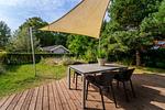 Terrasse mit Sitzecke - Ferienhaus 11 - Top-Hundeurlaub