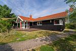Außenansicht zur Terrasse - Ferienhaus 11 - Top-Hundeurlaub