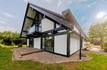 Ferienhaus HUF-Haus in Waren (Müritz) Ansicht des Hauses - HUF-Haus - Top-Hundeurlaub