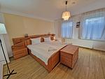 Schlafzimmer - Ferienwohnung Ostseeheim - 1. Reihe mit Meerblick - Top-Hundeurlaub