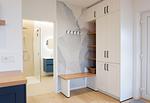 Eingangsbereich mit Garderobenschrank - Ferienhaus Landliv Stuuv - Top-Hundeurlaub