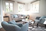 Wohnzimmer - Ferienhaus Antje Hus Archsum auf Sylt - Top-Hundeurlaub
