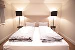Schlafzimmer - Ferienhaus Antje Hus Archsum auf Sylt - Top-Hundeurlaub