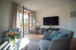 Wohnzimmer - Ferienhaus Antje Hus Archsum auf Sylt - Top-Hundeurlaub
