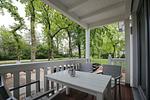 Balkon mit Gartenblick - Lachs Wohnung 01 - Top-Hundeurlaub