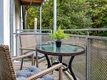 Balkon mit Gartenmöbeln - Wohnung 12 - Top-Hundeurlaub