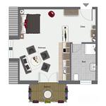 Grundriss - Wohnung 12 - Top-Hundeurlaub