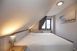 drittes Schlafzimmer mit Doppelbett - Wohnung 14-5 - Top-Hundeurlaub