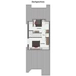 Grundriss 2. Ebene - Wohnung 14-5 - Top-Hundeurlaub