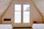zweites Schlafzimmer mit Einzelbetten - Finnhütte 03 - Top-Hundeurlaub
