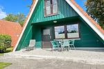 Blick zur Terrasse - Finnhütte 03 - Top-Hundeurlaub