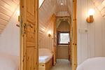 Blick von den Schlafzimmer zum Flur - Finnhütte 01 - Top-Hundeurlaub